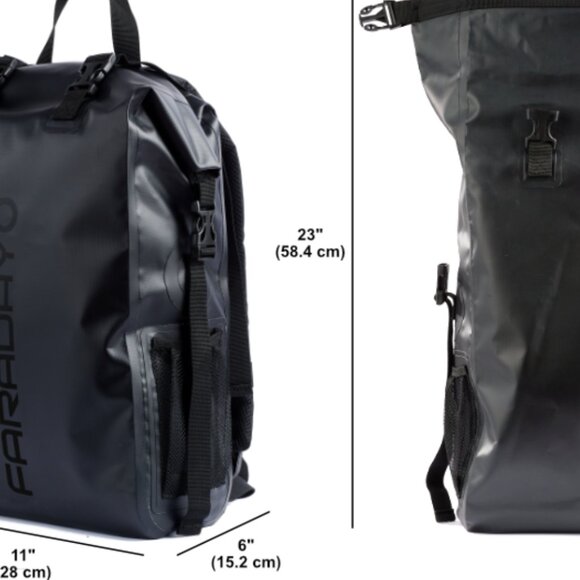 Faraday Dry Bag Backpack Stealth Black Waterproof MultiShield Technology No Logo - Picture 7 of 16